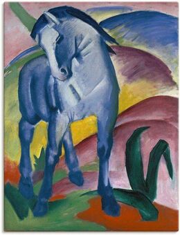 Artland Wandbild Blaues Pferd I. 1911., Haustiere (1 St), als Alubild, Outdoorbild, Leinwandbild, Poster, Wandaufkleber