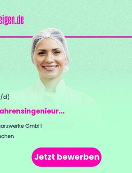 Verfahrensingenieur (m/w/d) - Frechen