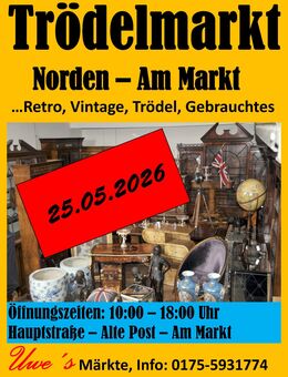 Norden Pfingstmontag Traditions Trödelmarkt 2026 - Norden