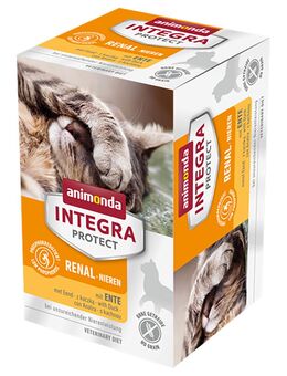 animonda Integra Protect Adult Niere Schale 6 x 100 g - mit Ente
