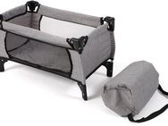 CHIC2000 Puppenbett Deluxe, Melange Grau, mit Tragetasche
