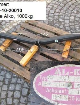 Alko Delta Wohnwagenachse Delta-SI-N10, 1000kg (zB Hymer Nova 391) gebraucht, ca 195cm (rosa Plakette) - Schotten Zentrum