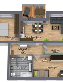 Neubau - Hochwertige Etagenwohnung zu verkaufen! - Mertingen