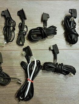 11 x Stück Telefon Modular Kabel RJ11 / RJ45 Western Stecker TAE F/N ISDN,DSL Stecker ISDN, DSL - Verden (Aller) Zentrum