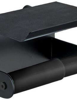 WENKO Toilettenpapierhalter Classic Plus Black (1-St)