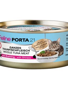 Feline Porta 21 6 x 156 g - Thunfisch mit Breitling (getreidefrei)