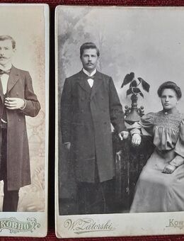 Seltene alte Fotos auf Pappkarton aus Russland, Ukraine usw. - Niederfischbach