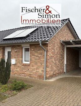 Marklohe OT Lemke-gut vermietete, ebenerdige Doppelhaushälfte Bj. 2016 mit Garten u. Carport - Marklohe