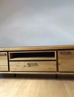Lowboard TV Holz Eiche Metall Design Metalo Henders & Hazel - Köln