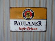 PAULANER Hefe-Weizen - Blechschild (20x30cm) - Leverkusen