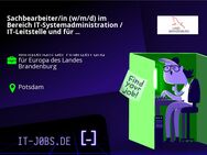 Sachbearbeiter/in (w/m/d) im Bereich IT-Systemadministration / IT-Leitstelle und für Digitalisierung - Potsdam