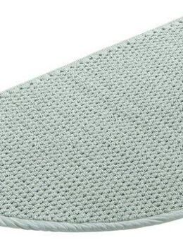 my home Badematte Dalia, Badvorleger, Badezimmer Teppich, Höhe 4 mm, fußbodenheizungsgeeignet, strapazierfähig, Baumwolle, halbrund, Baumwolle, Badteppich, Badematten auch als 2-teiliges Set erhältlich