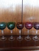 Kristallgläser in 6 verschiedenen Farben, wie neu, nie benutzt in 50389