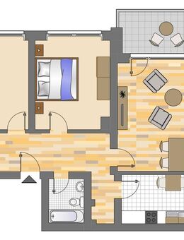 Demnächst frei! 3-Zimmer-Wohnung in Marl - Marl (Nordrhein-Westfalen)