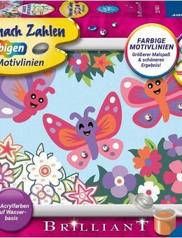 Ravensburger Malen nach Zahlen Fröhliche Schmetterlinge, Made in Europe