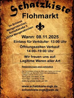 Schatzkiste Hallenflohmarkt - Mengerskirchen
