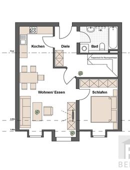 3-Zimmer-Wohnung im Herzen von Neuendettelsau! - Neuendettelsau