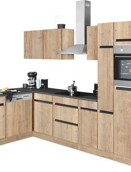 OPTIFIT Winkelküche Roth, Stellmaße 300x175 cm, wahlweise mit E-Geräten, mit Apothekerschrank