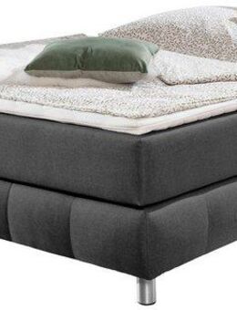 andas Boxspringbett Salo, Ohne Kopfteil, inkl. Topper, auch in Überlänge 220 cm