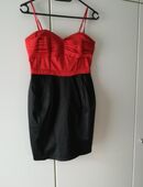 H+M Abendkleid Gr. 38 rot / schwarz in 22399