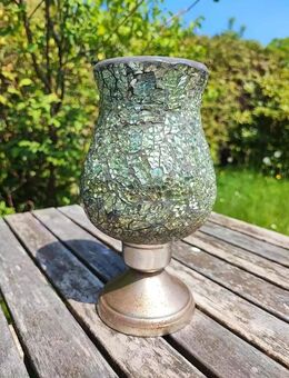 Großes Vintage Windlicht - Mosaik-Glas für Kerzen bis 7cm Durchmesser - Frankfurt (Main)
