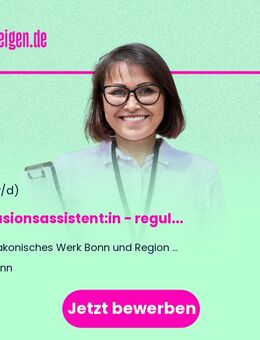 Inklusionsassistent:in - regulär (m/w/d) Vollzeit / Teilzeit - Bonn