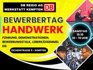 Bewerbertag Handwerk - 19.10.2024 - KEMPTEN - Werkstatt Kempten der DB REGIO AG - komm einfach vorbei - Kempten (Allgäu)