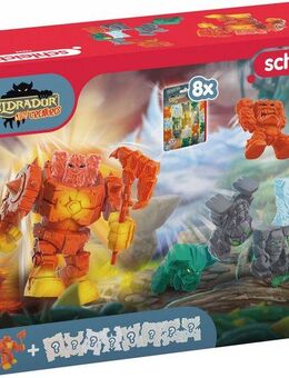 Schleich® Spielfigur ELDRADOR® CREATURES, Lava-Roboter Value Pack (72225), (11-tlg)