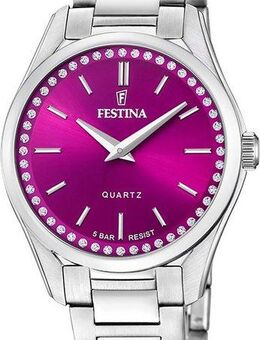Festina Quarzuhr Mademoiselle F20583/2, Armbanduhr, Damenuhr, Edelstahlarmband