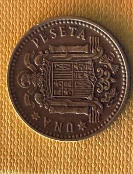 Münze Münzen Umlaufmünze Spanien 1 Peseta 1966 im Stern 67 - Alzey