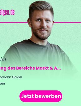 Leitung des Bereichs Markt & Angebot (w/m/d) - Essen