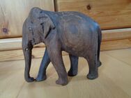 Elefant ~ Holz, braun ~ 10 cm hoch - Usingen