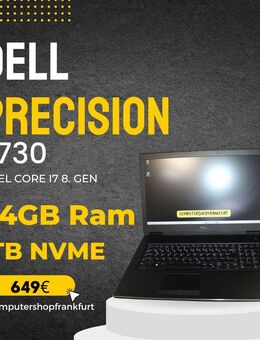 Dell Precision 7730,Intel Core i7-8850H,64GB Ram,1TB NVME SSD,Win11Pro - Frankfurt (Main) Griesheim