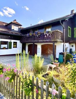 Großer Garten mit 3-Zi-Wohnung - Weyarn