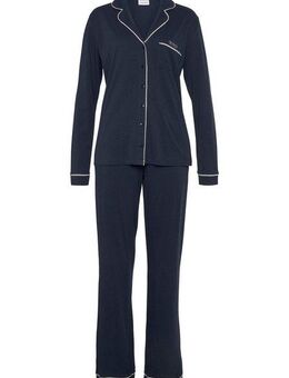 LASCANA Pyjama (2 tlg) mit Kontrastpaspeln