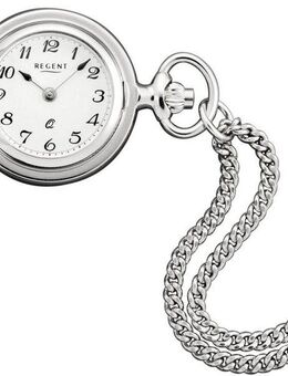Regent Kettenuhr P764-32787749, (Set, 2-tlg., mit dazu passender Kette), Quarzuhr, Damenuhr, Acrylglas