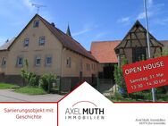 Sanierungsobjekt mit Geschichte: Ehemaliger Bauernhof mit Wohnhaus, großer Scheune & Innenhof - Eppingen