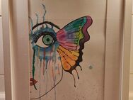 Selbst gemalt bipolar, Schmetterling - Köln