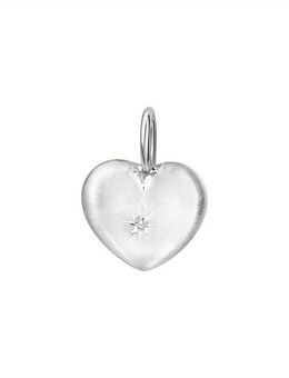 Vivance Kettenanhänger 925 Sterling Silber rhodiniert Herz