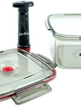 Jim Beam BBQ Vakuumbehälter, Kunststoff, (2-tlg), zum Marinieren