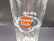 Havana Club Glas ca. 14cm hoch Öffnung 8cm breit mit Eichstrich - Essen