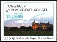 Kraftverkehr Torgau Citypost: MiNr. 16, 22.03.2010, "20 Jahre Torgauer Verlagsgesellschaft", Satz, postfrisch - Brandenburg (Havel)