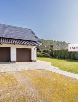 IMMOBERLIN.DE - Fabelhaftes Haus mit Sonnengarten & Doppelgarage in ländlicher Wohlfühllage & Seenähe - Chorin