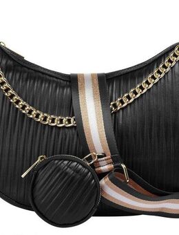 Cluty Umhängetasche, echt Leder, Made in Italy