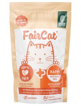 FairCat Nassfutterbeutel - Happy (8 x 85 g)
