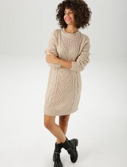 Aniston CASUAL Strickkleid im trendigen Muster-Mix - NEUE KOLLEKTION