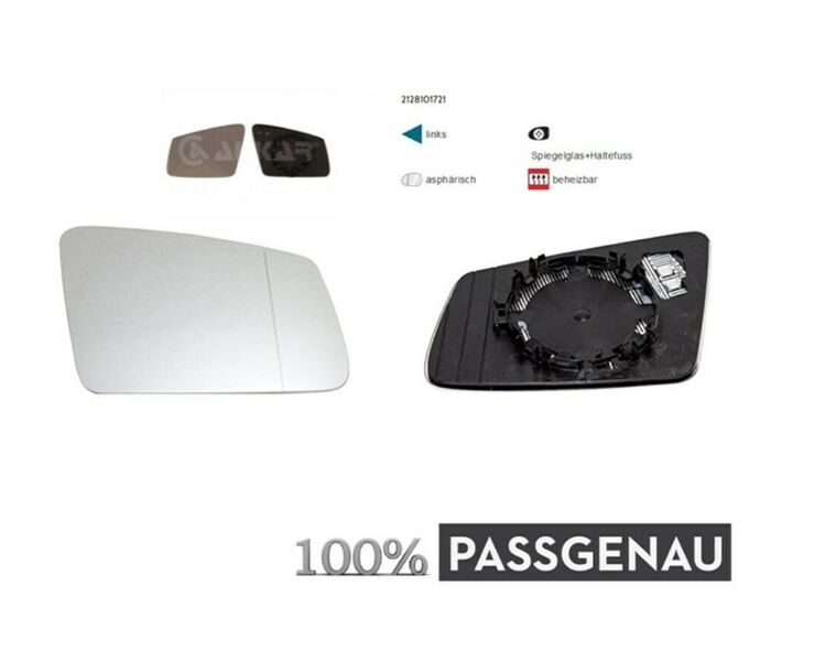 SPIEGELGLAS LINKS BEH. MERCEDES E KLASSE CABRIO A207 2128101721 - Dortmund Wickede