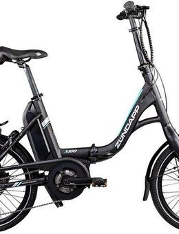 Zündapp E-Bike Faltrad X100, 9 Gang Shimano Sora Schaltwerk, Kettenschaltung, Mittelmotor, 400 Wh, Pedelec, Elektrofahrrad für Damen u. Herren