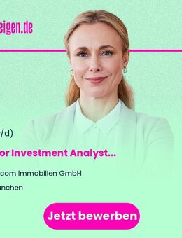 Senior Investment Analyst (m/w/d) - München