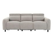 Home affaire 3-Sitzer SKAANE Struktur-Sofa, 229 cm, manuelle-u. elektrische Relaxfunktion, Relax-Funktion in 2 Sitzen, Kopfteilverstellung, Federkernpolsterung